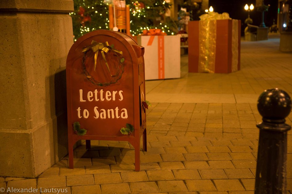 Mail box for Letters to Santa Claus