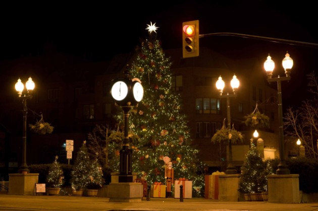 Main Christmas Tree in town of Oakville