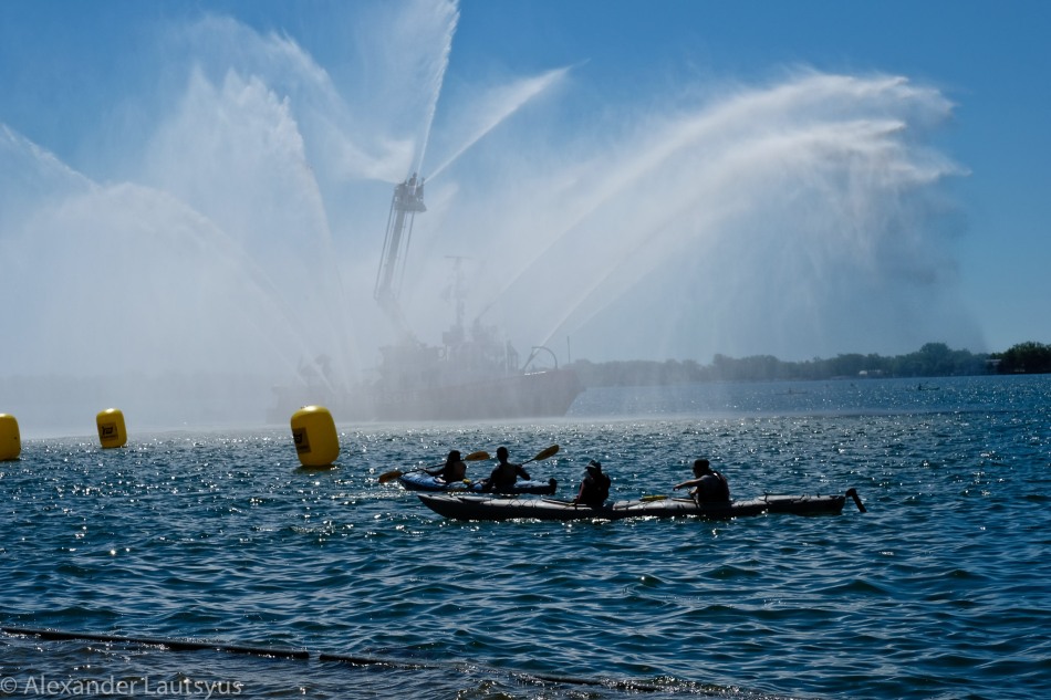 Lake Ontario fountain